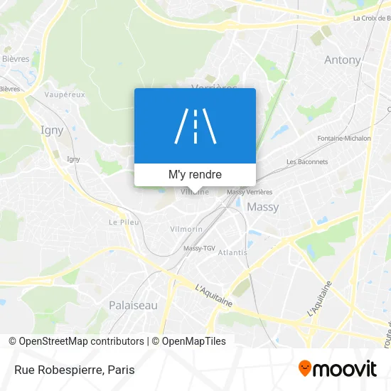 Rue Robespierre plan