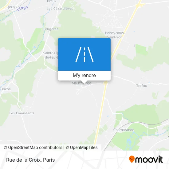 Rue de la Croix plan