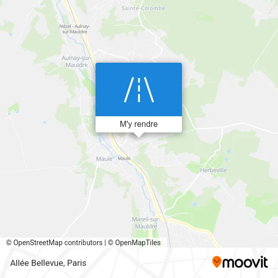 Allée Bellevue plan