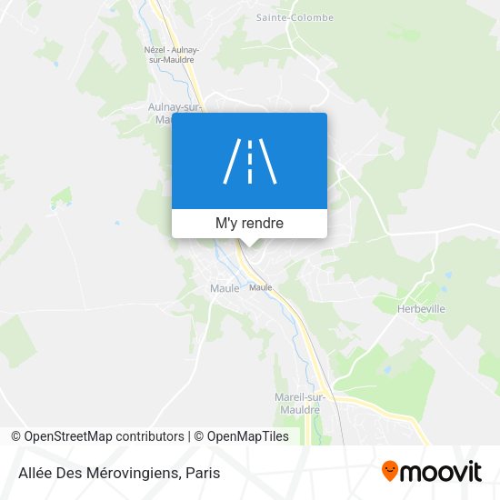 Allée Des Mérovingiens plan
