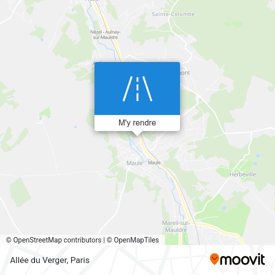 Allée du Verger plan