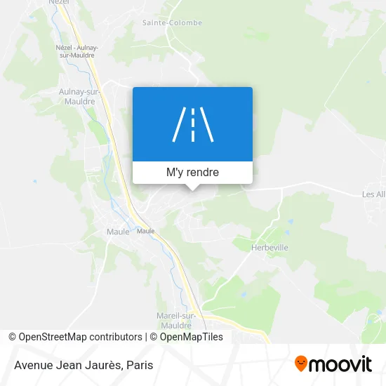 Avenue Jean Jaurès plan
