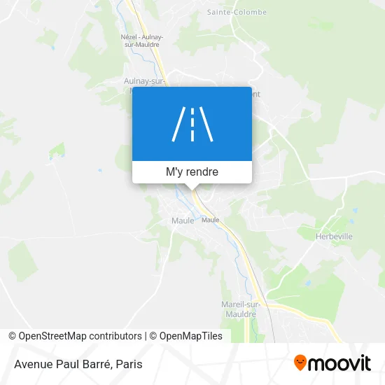 Avenue Paul Barré plan