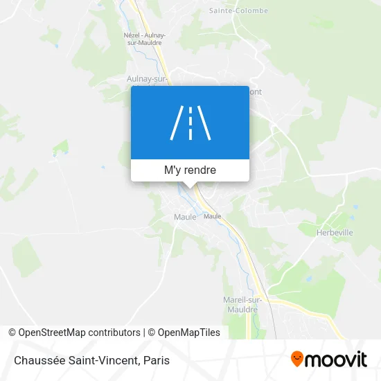 Chaussée Saint-Vincent plan