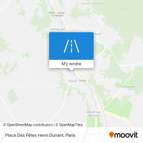Place Des Fêtes Henri Dunant plan