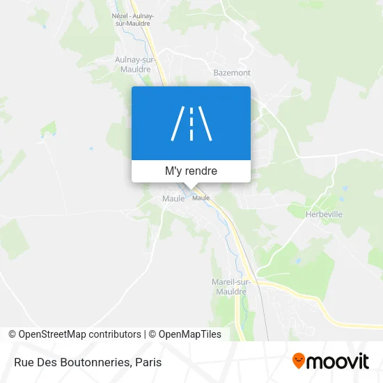 Rue Des Boutonneries plan