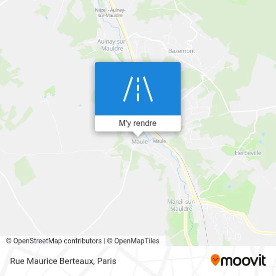 Rue Maurice Berteaux plan