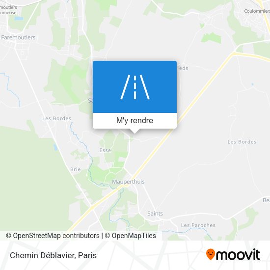Chemin Déblavier plan