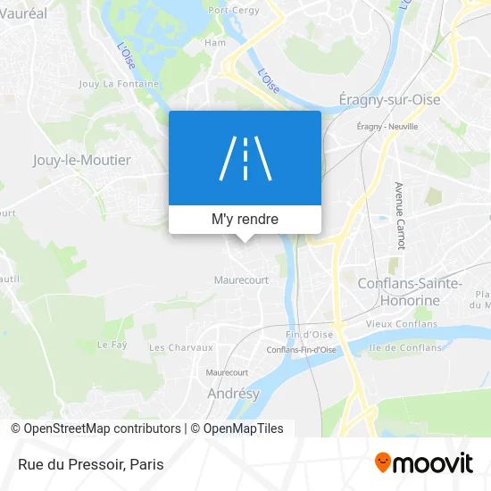 Rue du Pressoir plan