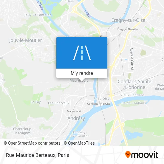 Rue Maurice Berteaux plan