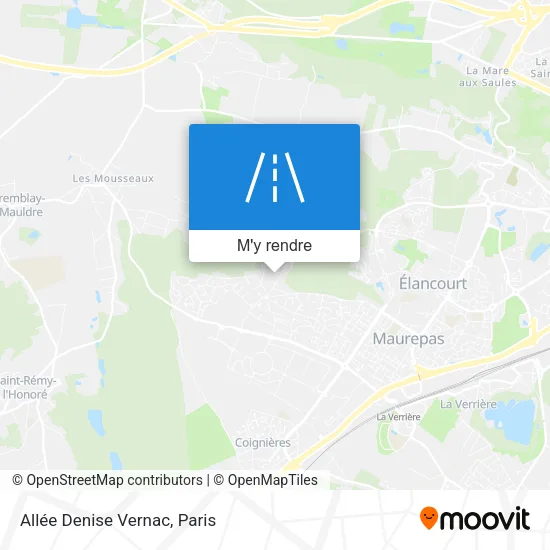 Allée Denise Vernac plan