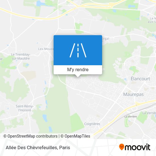 Allée Des Chèvrefeuilles plan