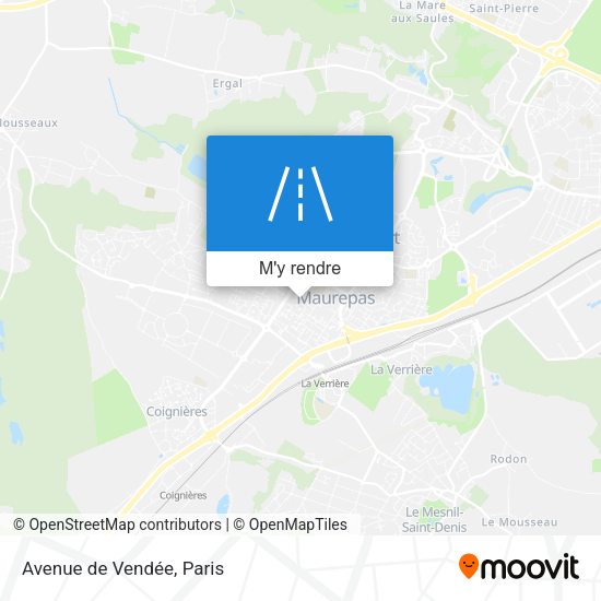 Avenue de Vendée plan