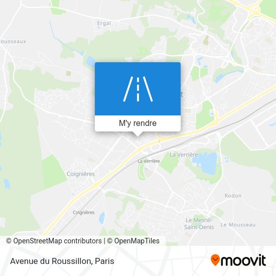 Avenue du Roussillon plan