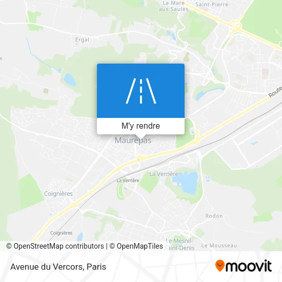 Avenue du Vercors plan