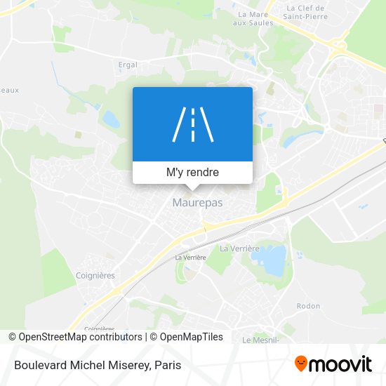 Boulevard Michel Miserey plan