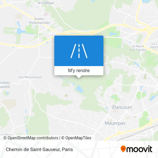 Chemin de Saint-Sauveur plan