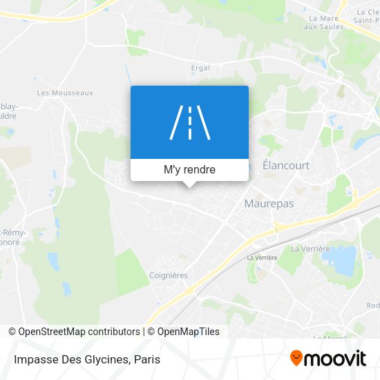 Impasse Des Glycines plan