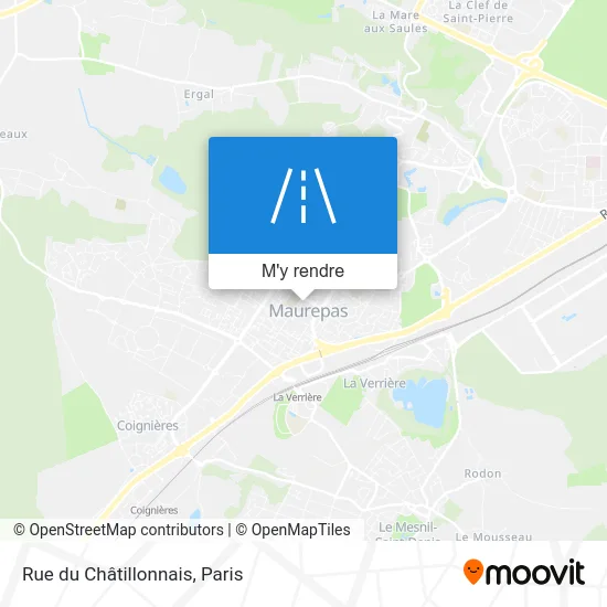 Rue du Châtillonnais plan