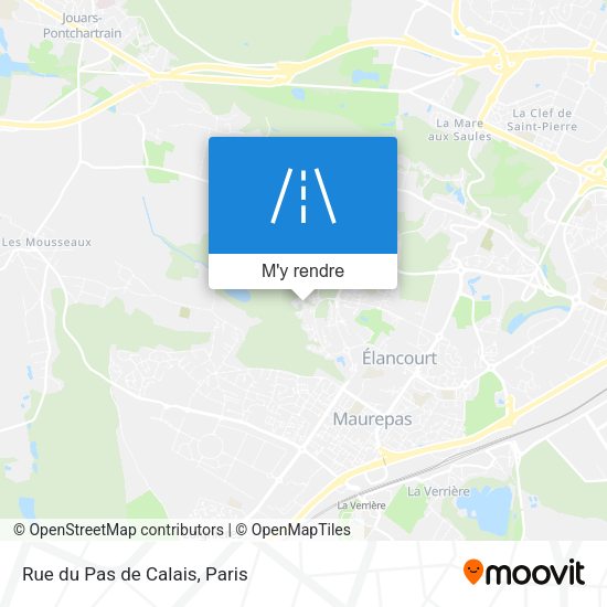 Rue du Pas de Calais plan