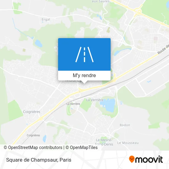 Square de Champsaur plan