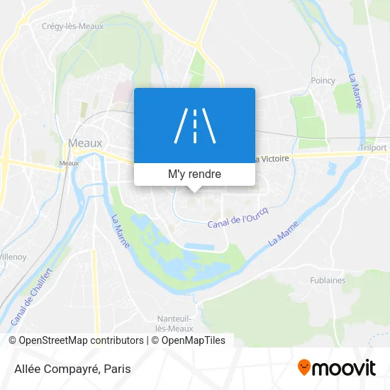 Allée Compayré plan