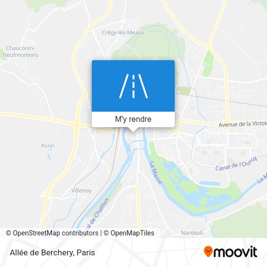 Allée de Berchery plan