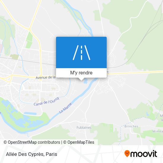 Allée Des Cyprès plan