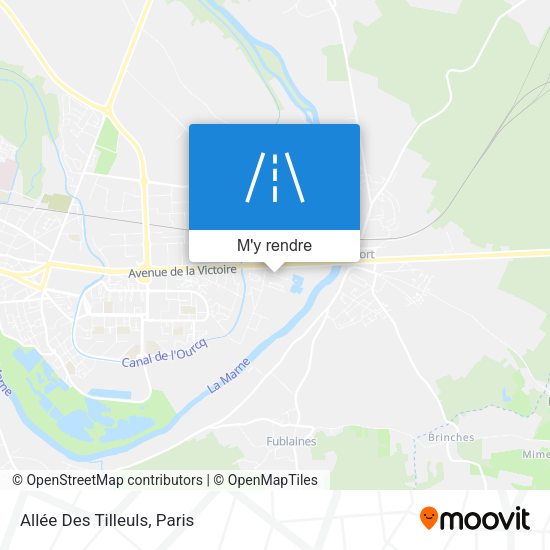 Allée Des Tilleuls plan