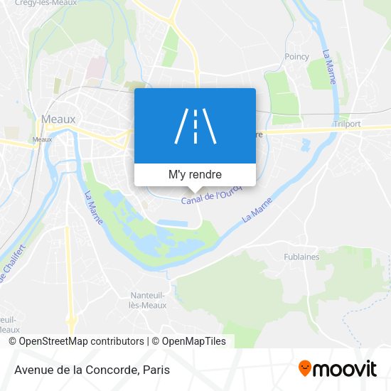 Avenue de la Concorde plan