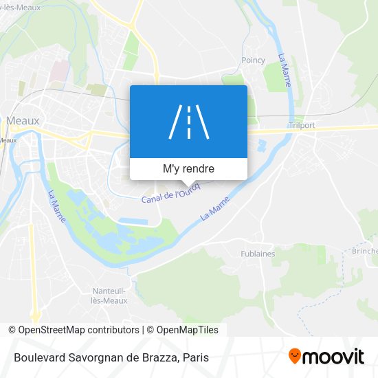 Boulevard Savorgnan de Brazza plan