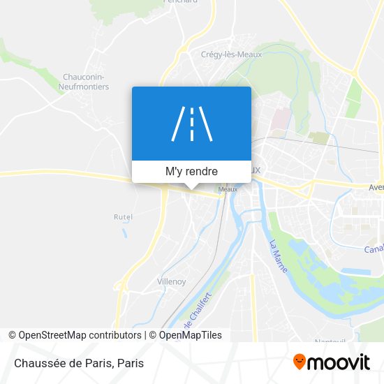 Chaussée de Paris plan