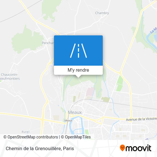 Chemin de la Grenouillère plan