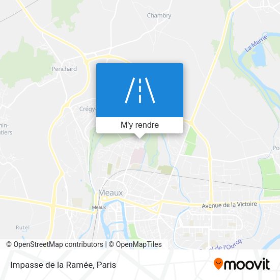 Impasse de la Ramée plan