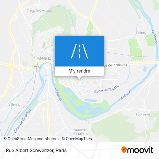 Rue Albert Schweitzer plan