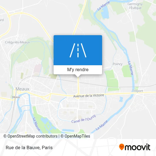 Rue de la Bauve plan