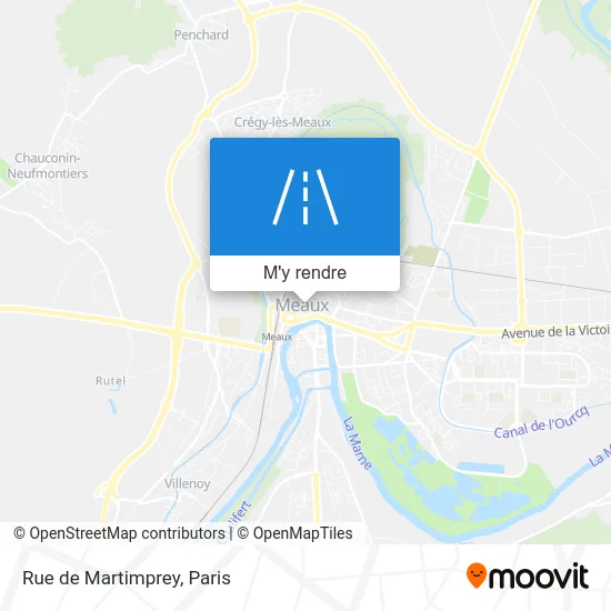 Rue de Martimprey plan