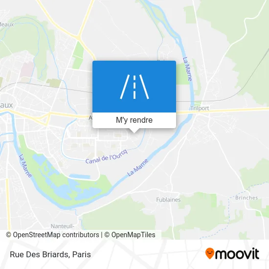 Rue Des Briards plan