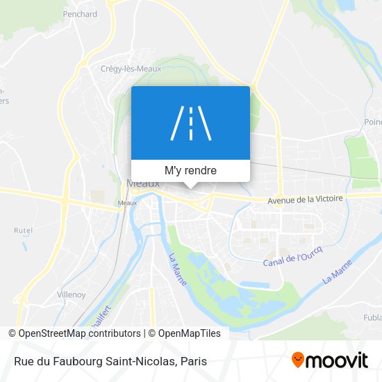 Rue du Faubourg Saint-Nicolas plan