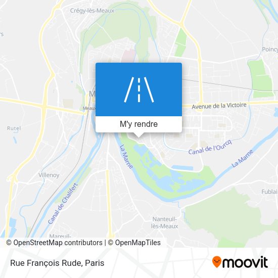 Rue François Rude plan