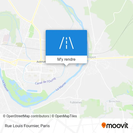 Rue Louis Fournier plan