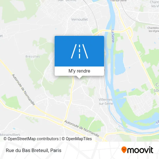 Rue du Bas Breteuil plan