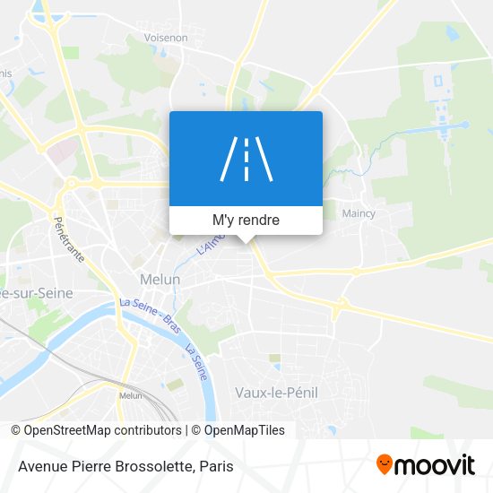 Avenue Pierre Brossolette plan