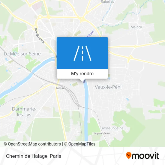 Chemin de Halage plan