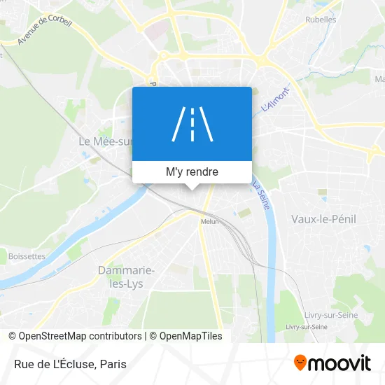 Rue de L'Écluse plan