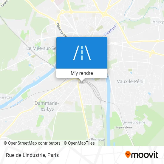 Rue de L'Industrie plan