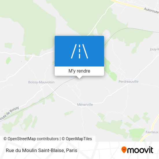 Rue du Moulin Saint-Blaise plan