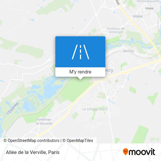 Allée de la Verville plan
