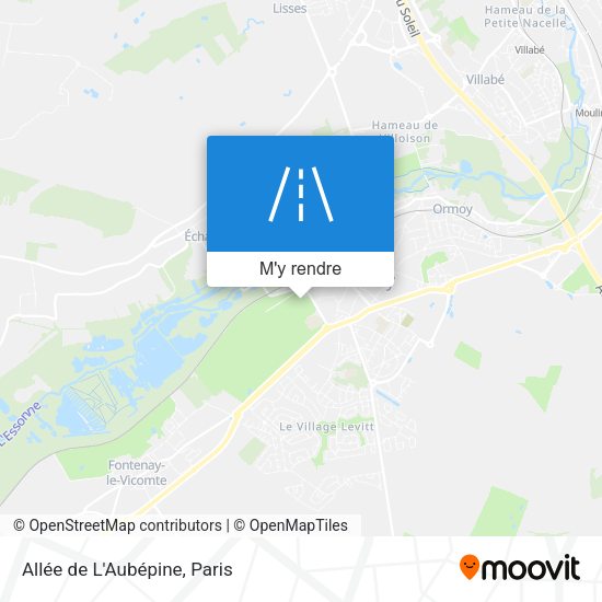 Allée de L'Aubépine plan