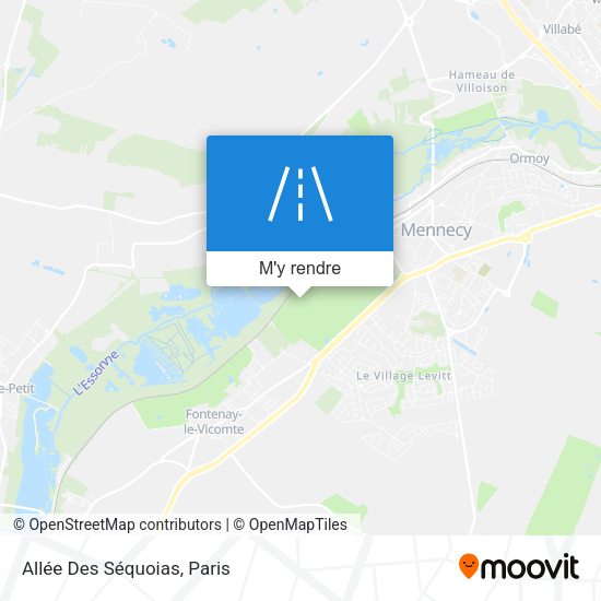 Allée Des Séquoias plan